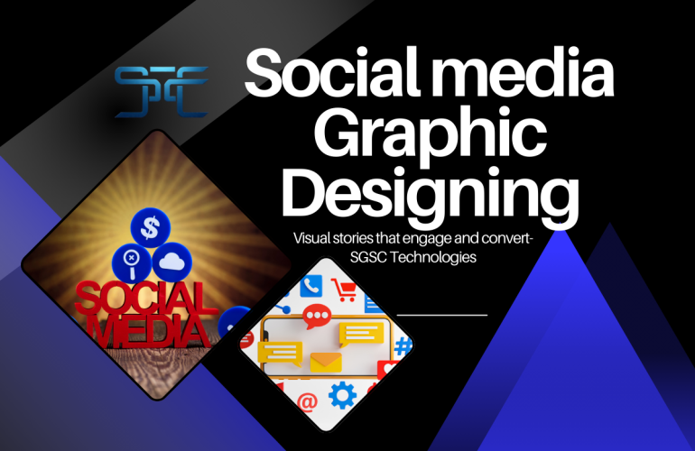 SGSSC Technologies offers cutting-edge social media graphic designing services tailored to elevate brand presence across digital platforms. Their creative team crafts visually compelling content that boosts engagement and strengthens online identity. From custom posts to motion graphics, SGSSC ensures each design aligns with brand strategy and audience appeal. With a focus on aesthetics and performance, they turn visuals into powerful marketing tools.
